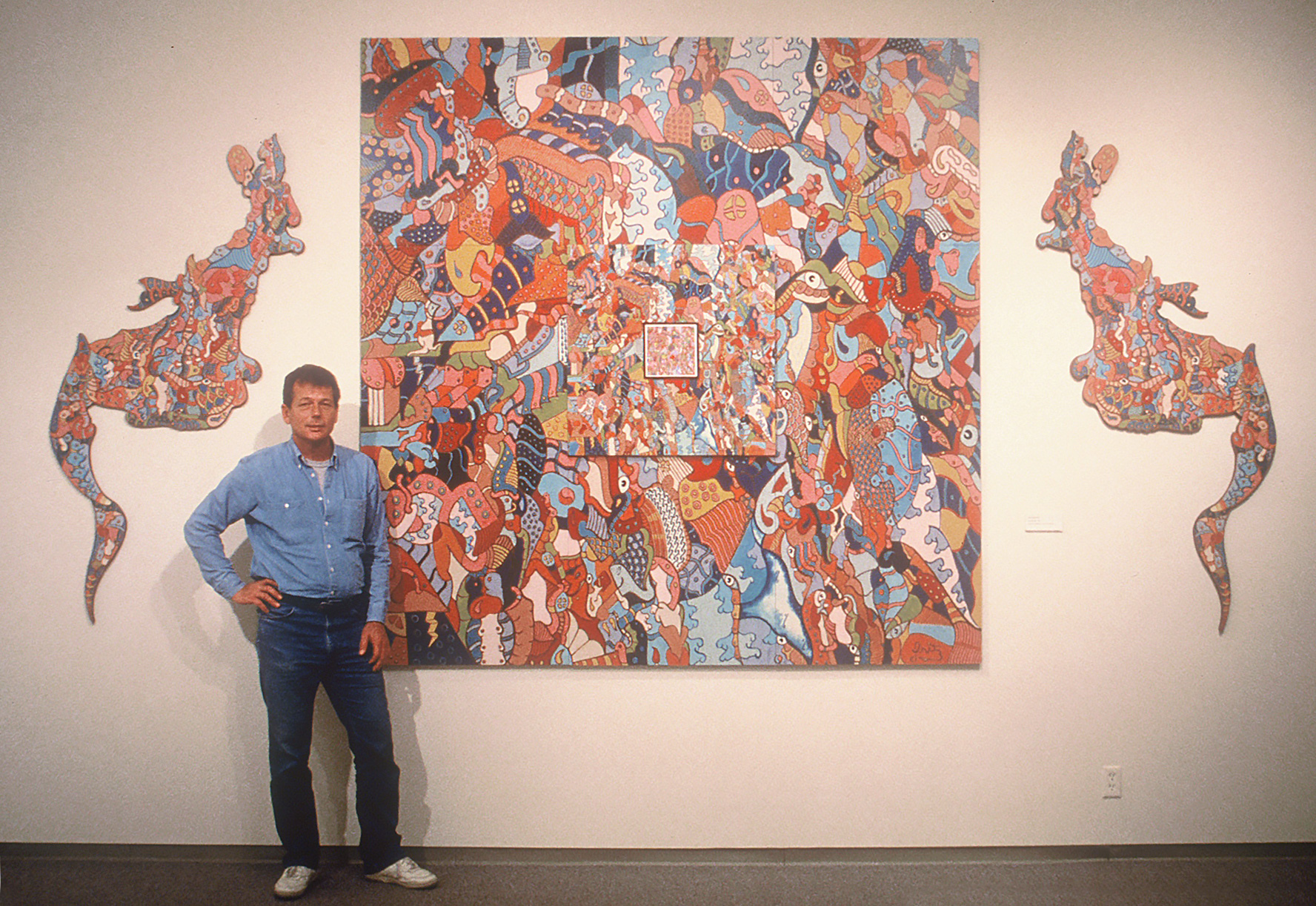 Artist Fritz Cramp Smith, circa 1988